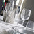 Luigi Bormioli Aero 8 oz Flutes Sparkling Wine Glasses, Set of 6, Clear - The Finished Room