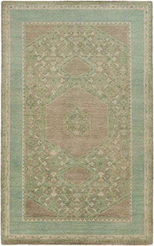 Surya Hand Knotted Casual Accent Rug, 2 by 3-Feet, Eggplant/Burgundy/Navy/Cherry - The Finished Room