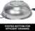 Oggi .0 Perforated 6.5-inch Stainless Steel Colander with Soft-Grip Handles,Silver - The Finished Room