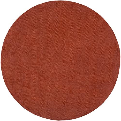 Surya Mystique M-332 Transitional Hand Loomed 100% Wool Paprika 6' Round Area Rug - The Finished Room