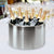 Oggi Wine Cooler, 16.5 x 9.75, Stainless Steel - The Finished Room
