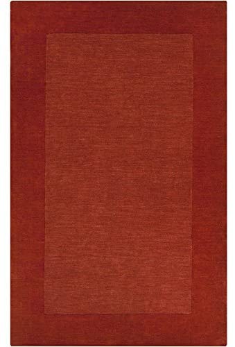 Surya M-300 Mystique Area Rug, 8-Feet by 11-Feet, Red-Orange - The Finished Room