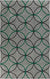 Surya Cosmopolitan COS-9196 Hand Tufted 100% Polyester Geometric Area Rug - Color (Pantone TPX): Emerald/Kelly Green(18-5338),Light Gray(15-4101),Charcoal(18-0000) (9' x 13') - The Finished R