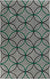 Surya Cosmopolitan COS-9196 Hand Tufted 100% Polyester Geometric Area Rug - Color (Pantone TPX): Emerald/Kelly Green(18-5338),Light Gray(15-4101),Charcoal(18-0000) (9' x 13') - The Finished R