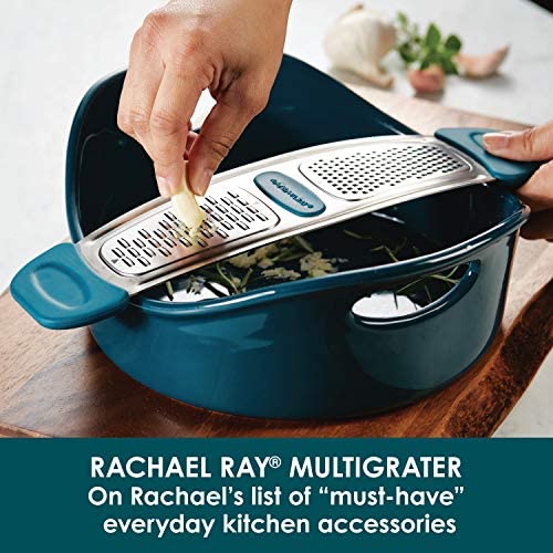 Rachael Ray Multi Stainless Steel Grater, Marine Blue - The Finished Room