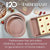 Farberware Nonstick Bakeware Set with Nonstick Baking Pan, Cake Pans and Cookie Sheet / Baking Sheet - 4 Piece, Rose Gold Red - The Finished Room