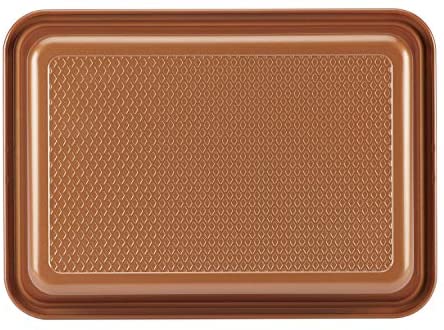 Ayesha Curry Nonstick Bakeware Nonstick Fluted Mold Baking Pan / Nonstick Fluted Mold Cake Pan, Round - 9.5 Inch, Copper - The Finished Room