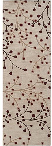 Surya Athena Hand Tufted Transitional Area Runner, 2-Feet 6-Inch by 8-Feet, Cream - The Finished Room