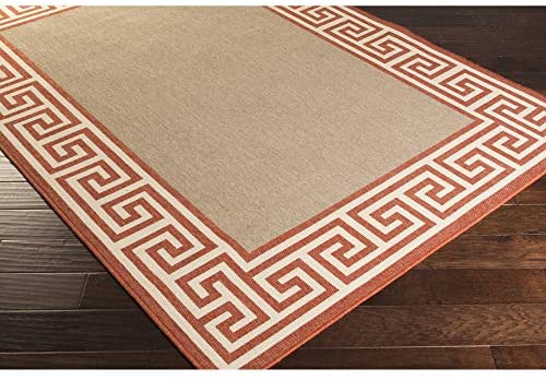 Artistic Weavers Machine Made Casual Area Rug, 7-Feet 3-Inch, Rust/Taupe/Beige - The Finished Room