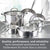 Farberware Millennium Stainless Steel Cookware Pots and Pans Set, 10 Piece - The Finished Room