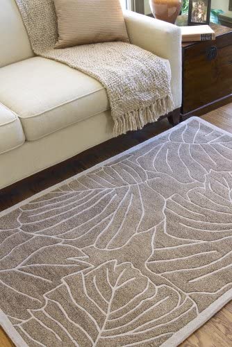 Surya Studio SR-138 Palm Area Rug - Wheat/Tree Branch - The Finished Room