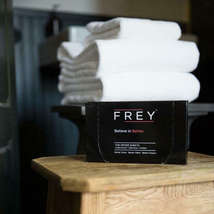FREY DRYER SHEETS - BLACK/CEDARWOOD - 40 Sheets - The Finished Room