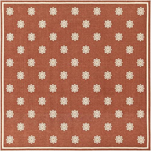 Surya Machine Made Traditional Area Rug, 8-Feet 9-Inch, Cherry/Beige - The Finished Room
