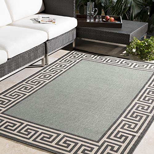 Artistic Weavers Machine Made Casual Area Rug, 8-Feet 9-Inch by 12-Feet 9-Inch, Moss/Black/Beige - The Finished Room