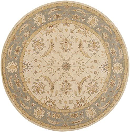 Surya Clifton CLF-1014 Classic Hand Tufted 100% Wool Parchment 9&#39; x 13&#39; Traditional Area Rug - The Finished Room