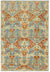 Surya Hand Knotted Casual Area Rug, 8-Feet, Teal/Rust/Gold/Olive/Lime - The Finished Room