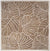 Surya Studio Contemporary Hand Tufted 100% New Zealand Wool Safari Tan 8' Round Graphic Novelty Area Rug - The Finished Room