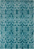 Surya Aberdine Teal-Light Gray 7'6"x10'6" Contemporary Area Rug - The Finished Room