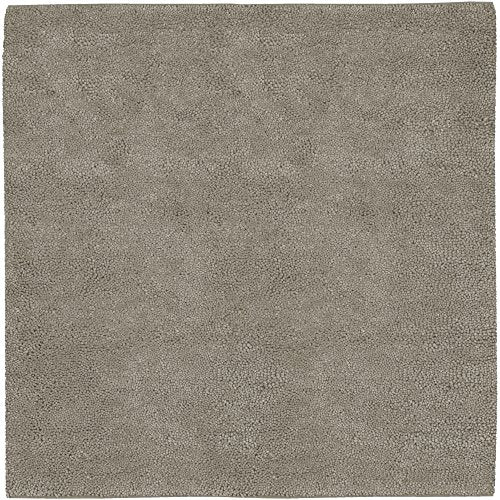 Surya Aros AROS-2 Shag Hand Woven 100% New Zealand Felted Wool Winter White 2&#39; x 3&#39; Accent Rug - The Finished Room