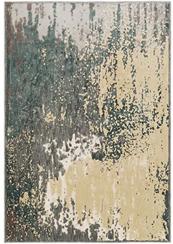 Caine Gray Modern Area Rug 5&#39;3&quot; x 7&#39;3&quot; - The Finished Room