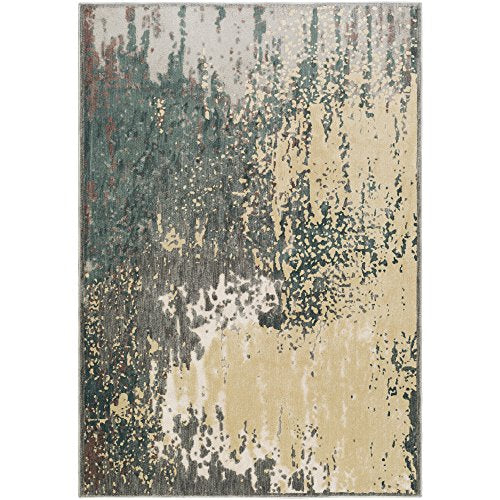 Caine Gray Modern Area Rug 5&#39;3&quot; x 7&#39;3&quot; - The Finished Room