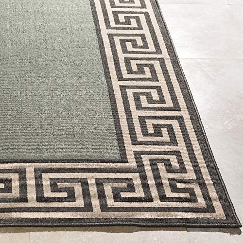 Artistic Weavers Machine Made Casual Runner Rug, 2-Feet 3-Inch by 11-Feet 9-Inch, Moss/Black/Beige - The Finished Room