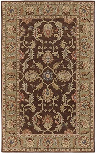 Surya Caesar 5-Feet by 8-Feet 100-Percent Wool Hand Tufted Area Rug - The Finished Room