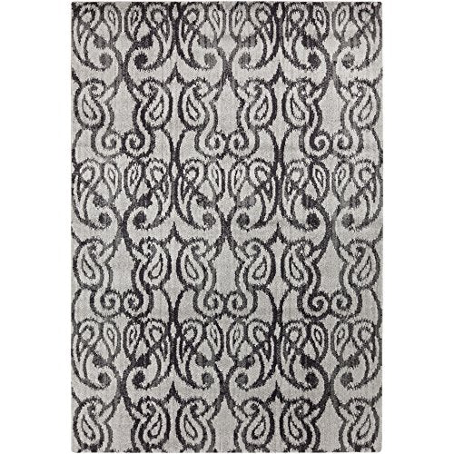 Twila Charcoal and Gray Transitional Area Rug 2&#39;2&quot; x 3&#39; - The Finished Room