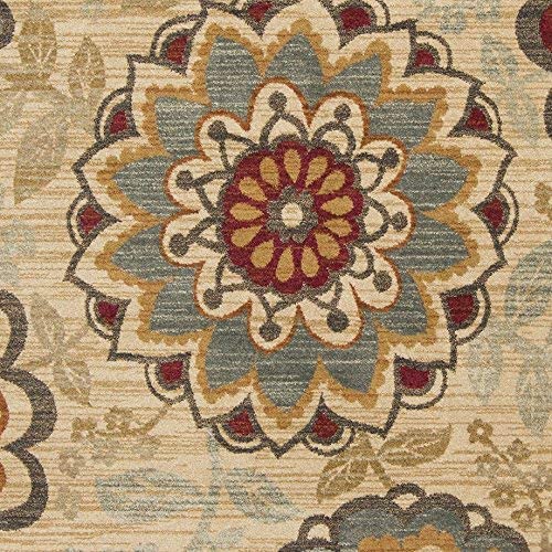 Surya Arabesque Area Rug, 6&#39;7&quot; x 9&#39;6&quot;, Beige - The Finished Room