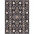 Surya Andromeda Area Rug, 8' x 11', Gray, Neutral - The Finished Room