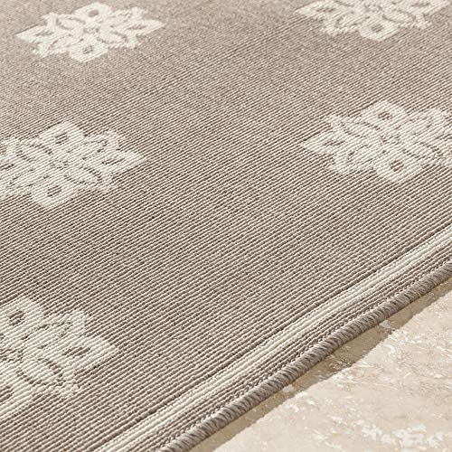 Artistic Weavers Machine Made Traditional Area Rug, 6-Feet by 9-Feet, Taupe/Beige - The Finished Room