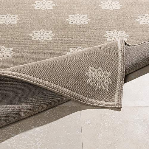 Artistic Weavers Machine Made Traditional Area Rug, 5-Feet 3-Inch by 7-Feet 6-Inch, Taupe/Beige - The Finished Room