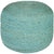 Artistic Weavers 100-Percent Jute Pouf, 20-Inch by 20-Inch by 14-Inch, Teal - The Finished Room