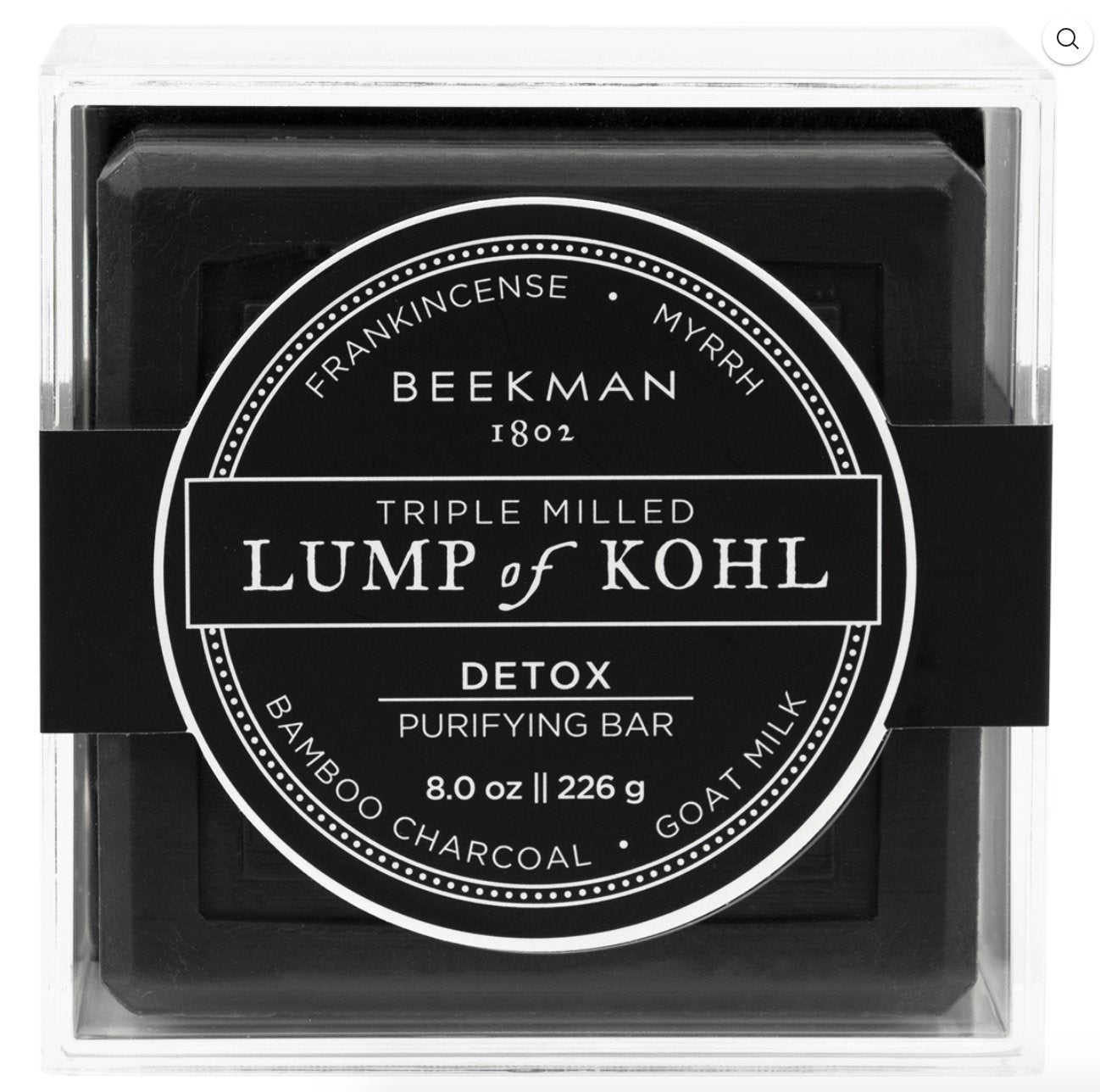 Beekman 1802 Lump of Kohl Detox Purifying Bar - 8 Ounces - The Finished Room