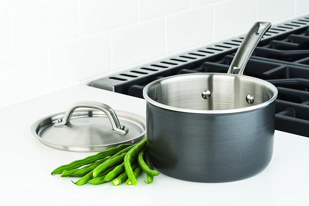 Viking 5-Ply Hard Stainless Sauce Pan with Hard Anodized Exterior, 2 Quart - The Finished Room