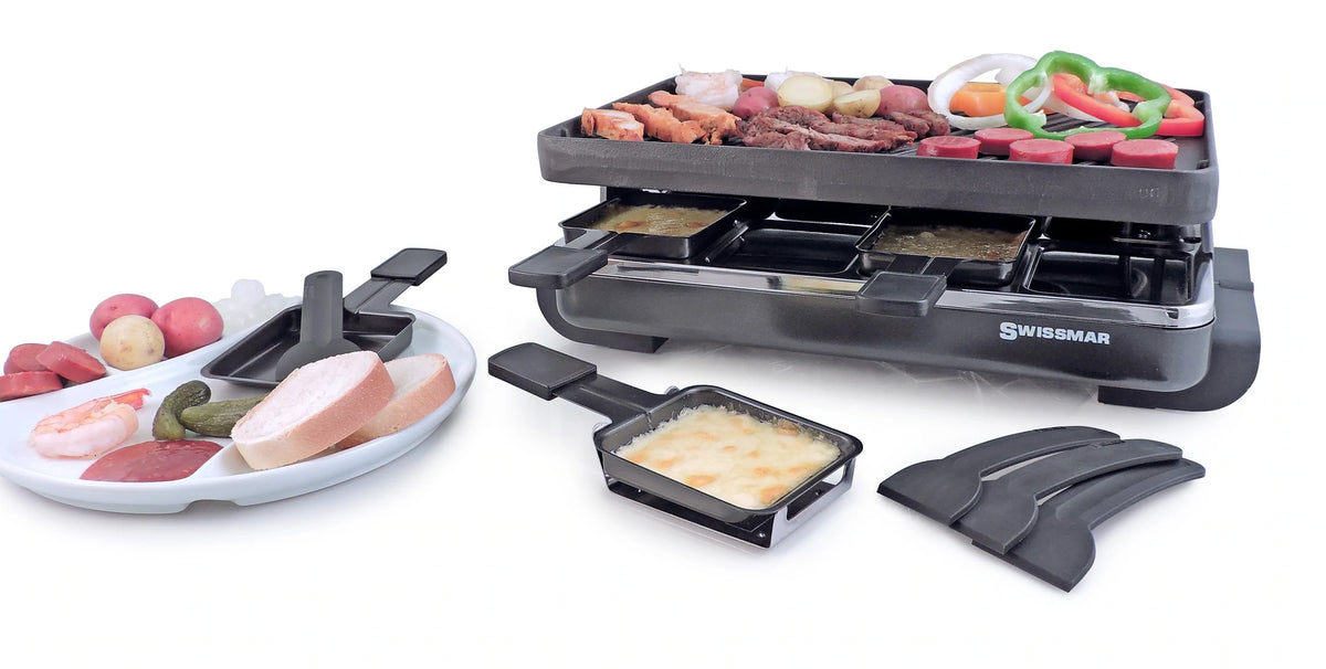Raclette Grill | Cast Iron Top Anthracite