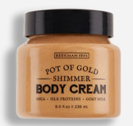 Beekman 1802 Pot Of Gold Shimmer Whipped Body Cream - 8.0 Fluid Ounce - The Finished Room
